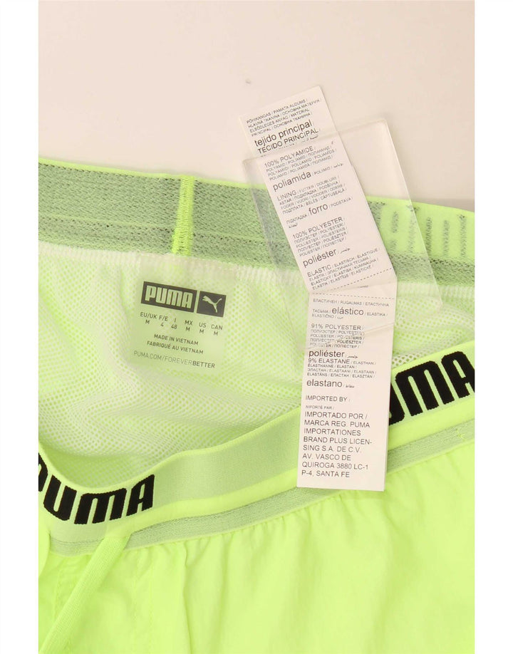 Puma Herre grafiske sportsshorts mellemgrøn polyamid