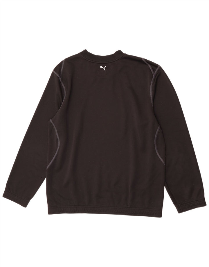 Puma Herre grafisk sweatshirt Jumper Medium Sort Polyester