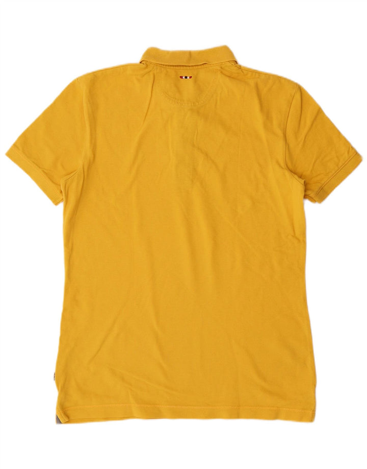NAPAPIJRI Herre T-Shirt Top Lille Gul Bomuld