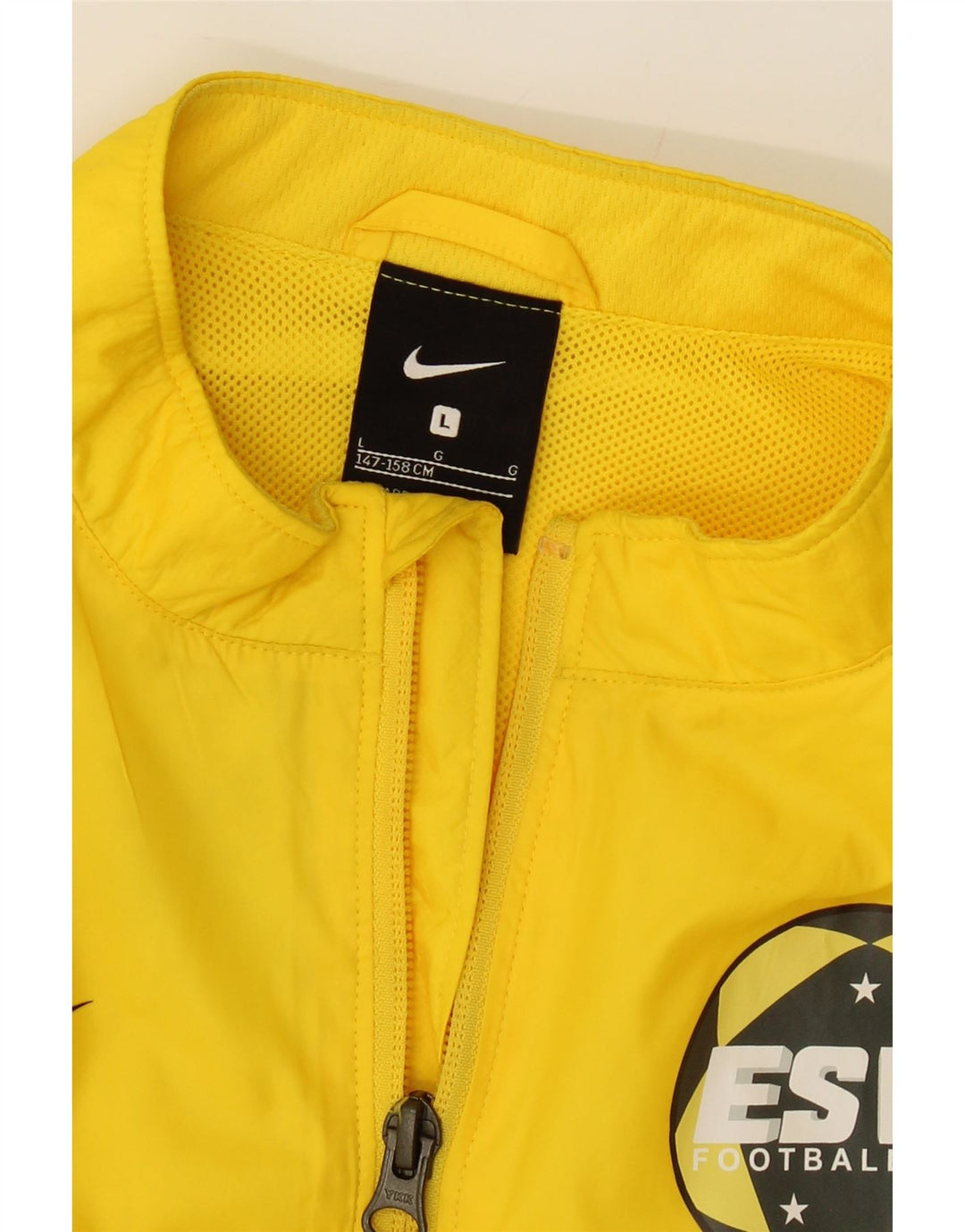 NIKE Boys Tracksuit Top Jacket 12-13 Years Large  Yellow Polyester Vintage Nike and Second-Hand Nike from Messina Hembry 