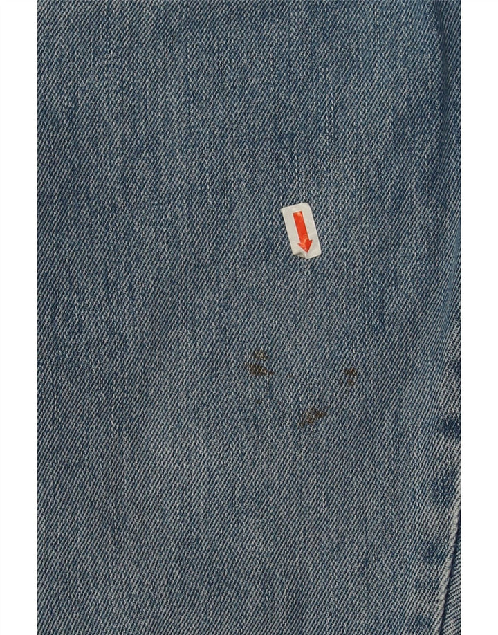 Wrangler Herre Regular Fit Straight Jeans W32 L32 Blå Bomuld