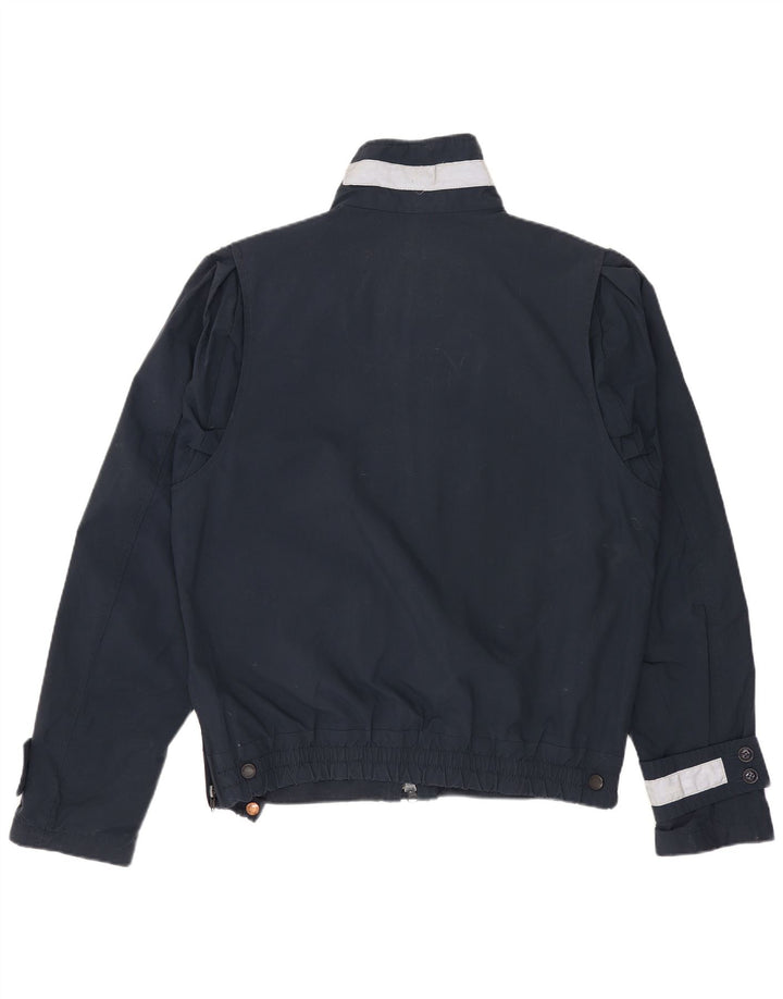 Blauer Herre Bomber Jacket UK 36 Small Navy Blue Colourblock