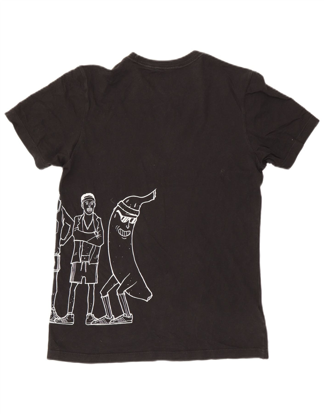 Adidas Herre grafisk T-shirt top lille sort bomuld