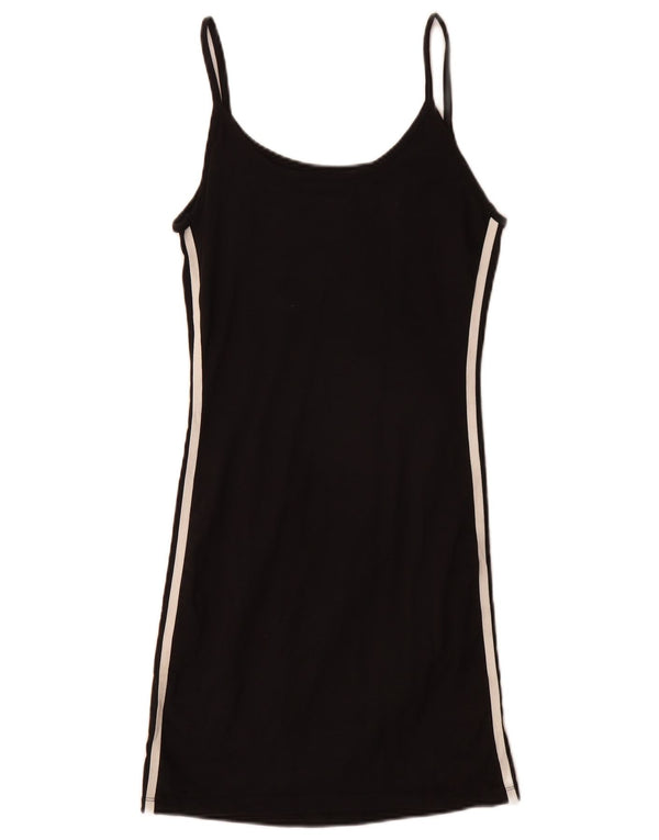 Adidas Womens Bodycon Dress UK 10 Small Black Bomuld