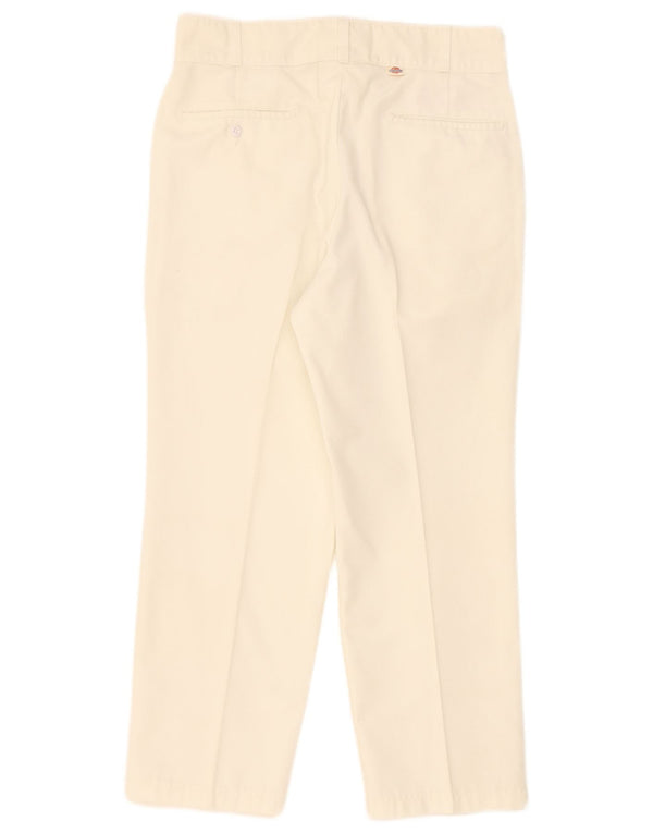 Dickies Lige Chinobukser til kvinder W34 L26 Hvid polyester