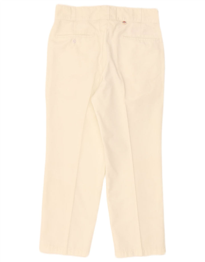 Dickies Lige Chinobukser til kvinder W34 L26 Hvid polyester