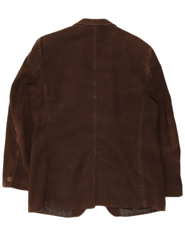 Gibson Herre 2 Button Blazer Jacket UK 42 XL Brun Bomuld