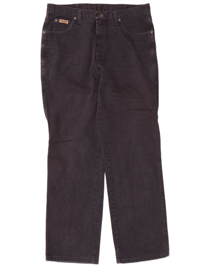 Wrangler Straight Jeans til mænd W36 L32 Marineblå Bomuld