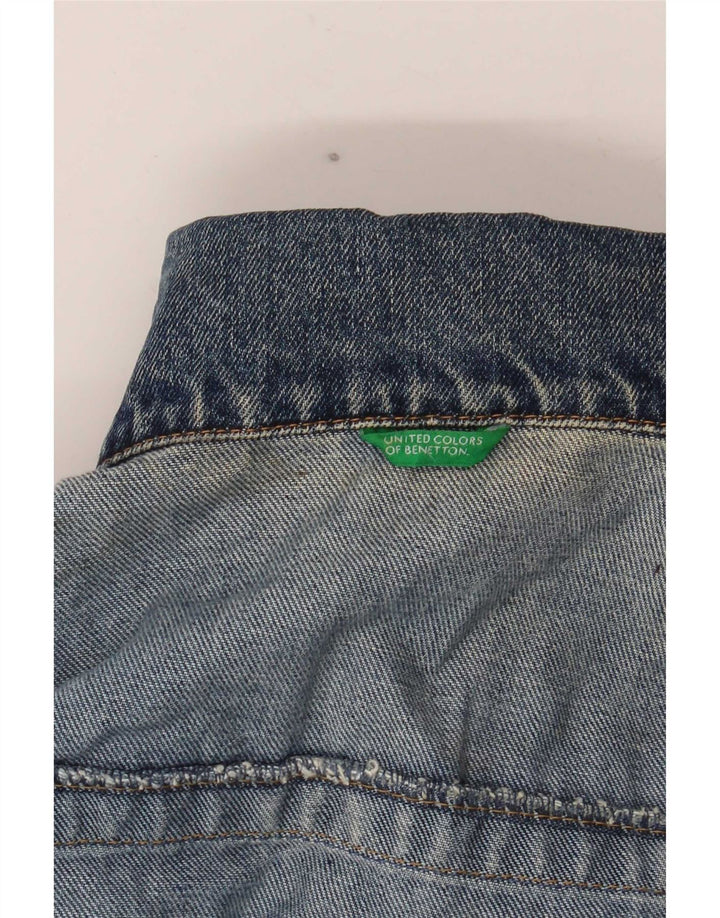 Benetton Herre denimjakke UK 40 Large Blue