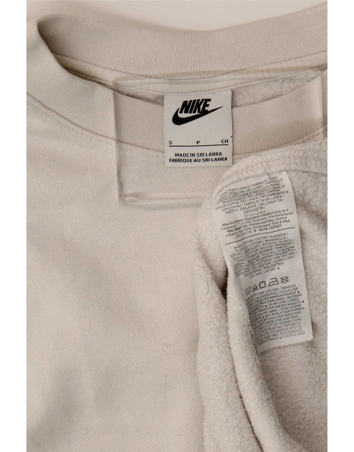 Nike Sweatshirt til mænd, lille hvid bomuld