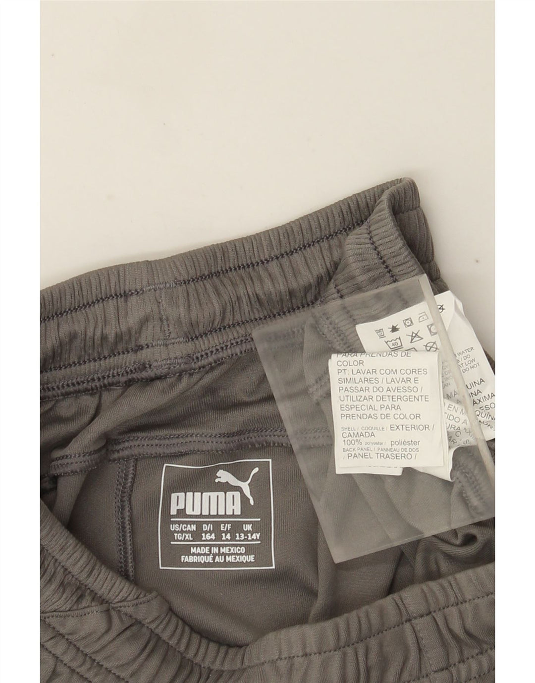 Puma Boys Sports Shorts 13-14 år Grå Colourblock Polyester