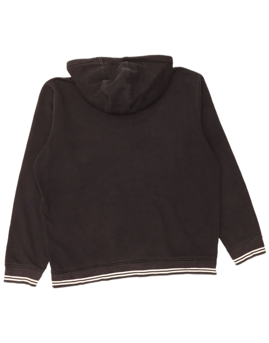 Ellesse Herre Grafisk Hoodie Jumper 2XL Sort Bomuld