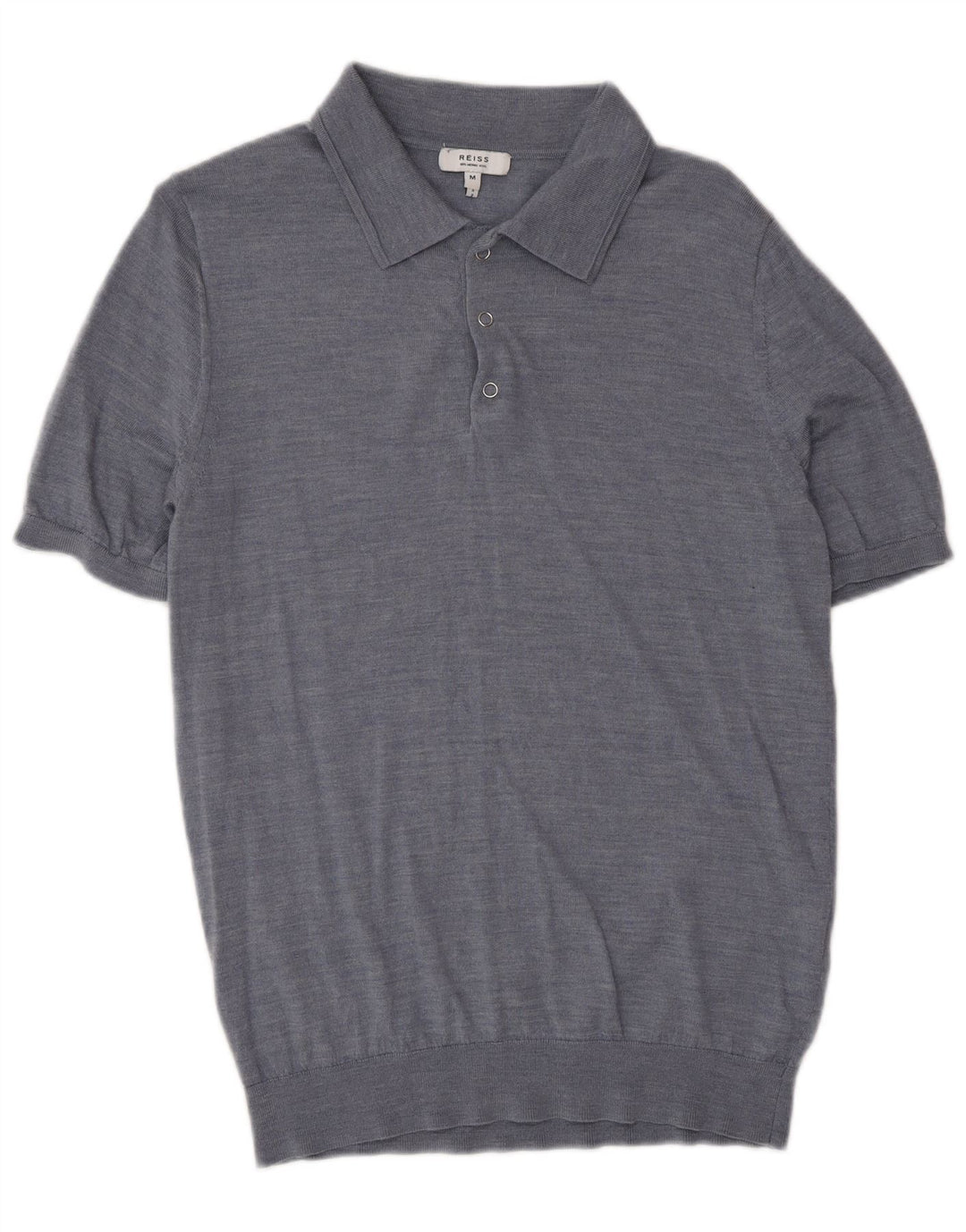 Reiss herre poloshirt Medium blå uld