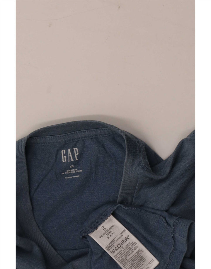 Gap Herre T-Shirt Top XS Blå Bomuld