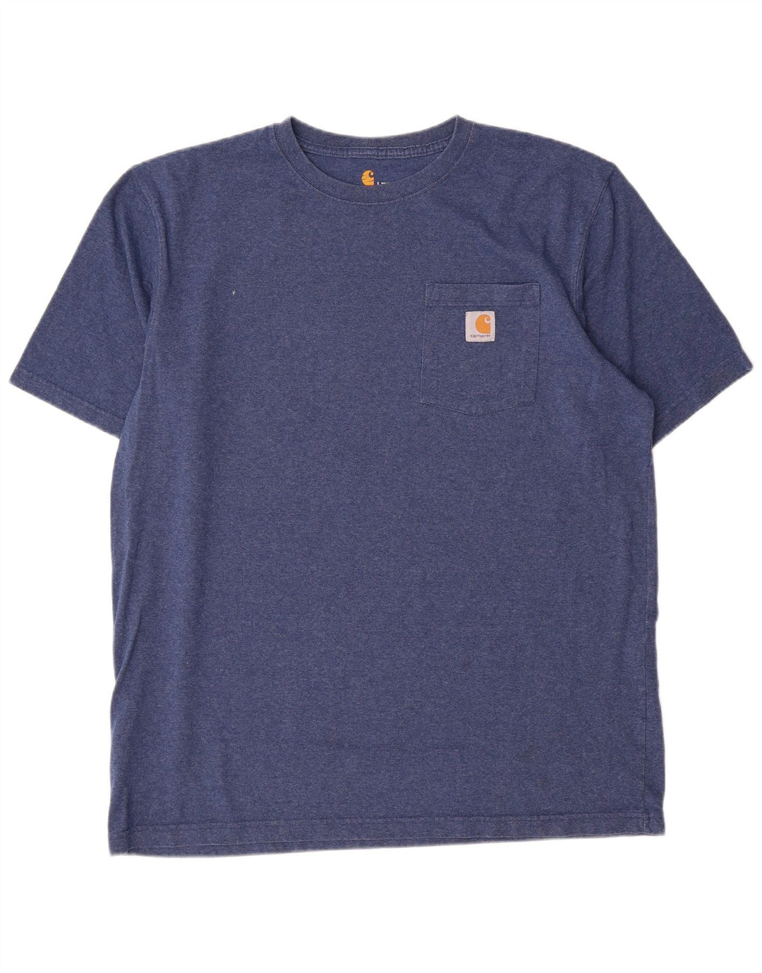 Carhartt Herre T-Shirt Top Stor Marineblå Bomuld