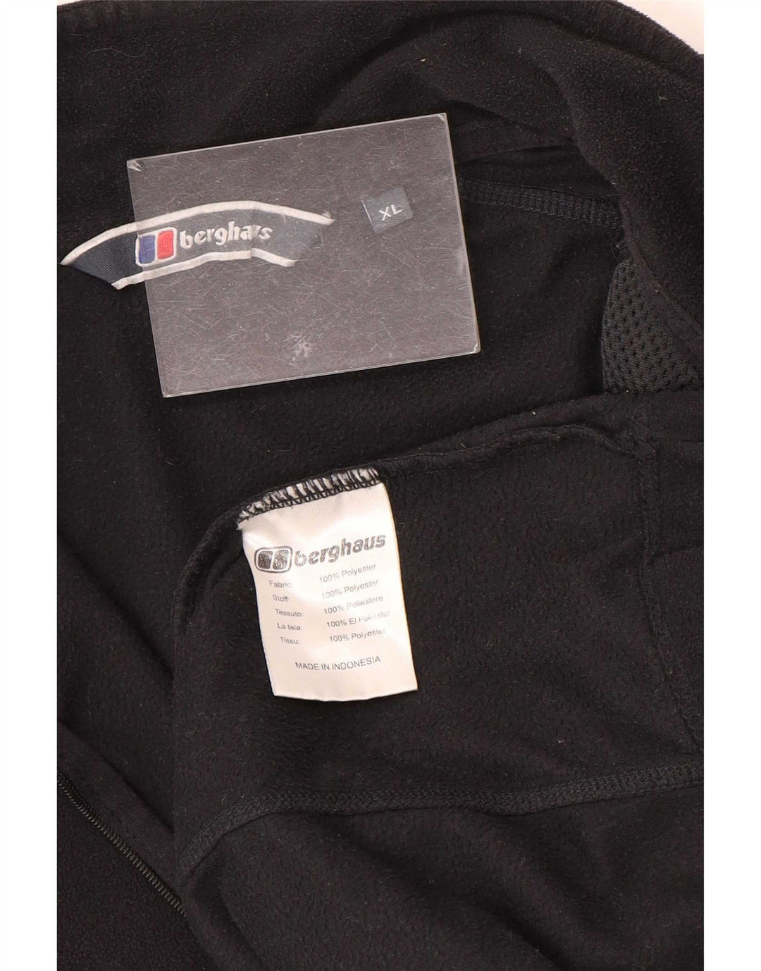 Berghaus Herre Fleece Jumper med lynlås XL Sort Polyester