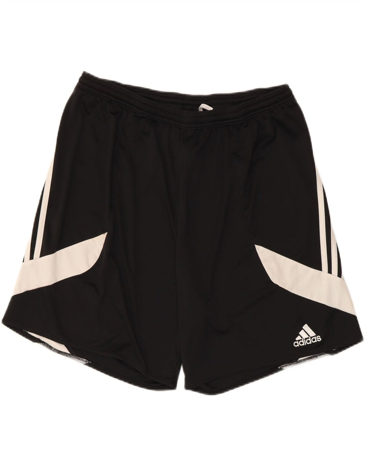 ADIDAS Herre Climalite Sportshorts XL Sort Colourblock Polyester