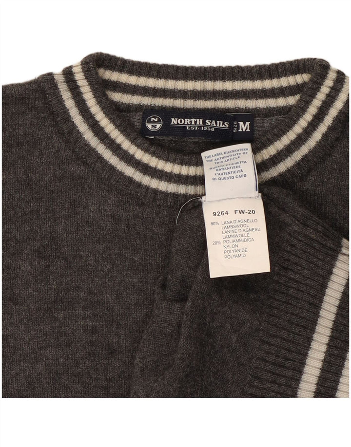 NORTH SAILS Dame sweater med rund hals DK 14 Medium Grå Uld