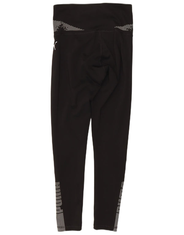 Puma Grafiske Leggings til kvinder UK 6 XS sort plettet polyester