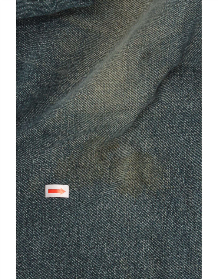 Wrangler Herre Texas Straight Jeans W34 L32 Blå Bomuld