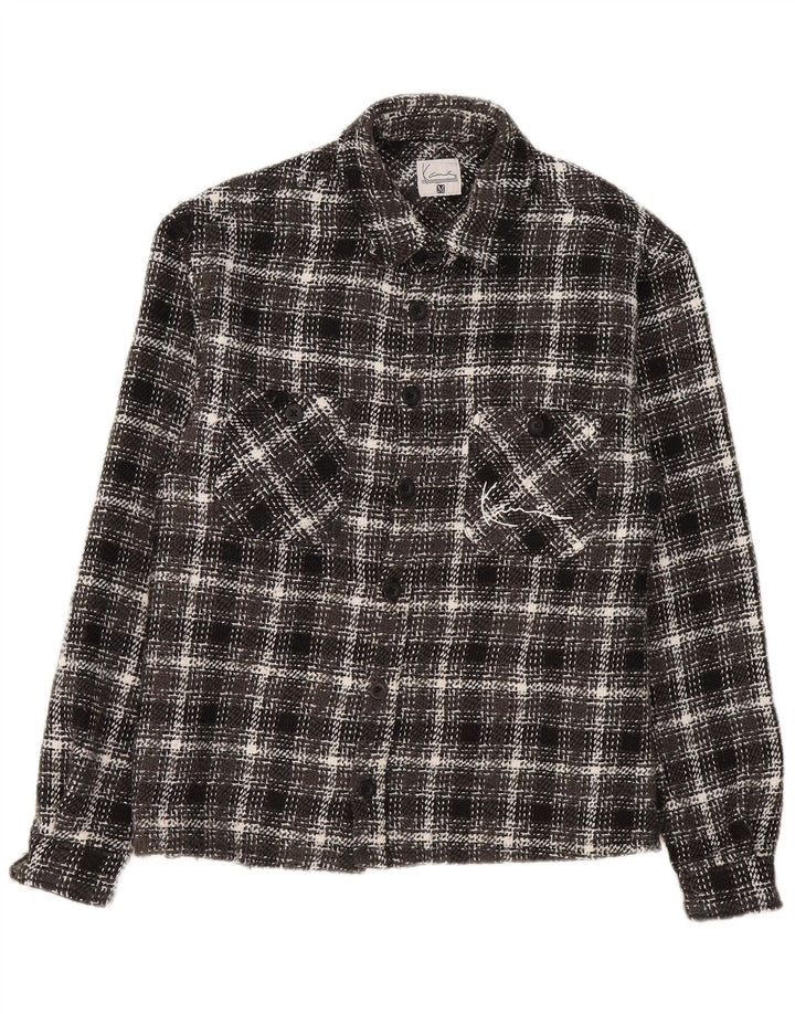 Karl Kani Herre Flanelskjorte Medium Sort Ternet polyester