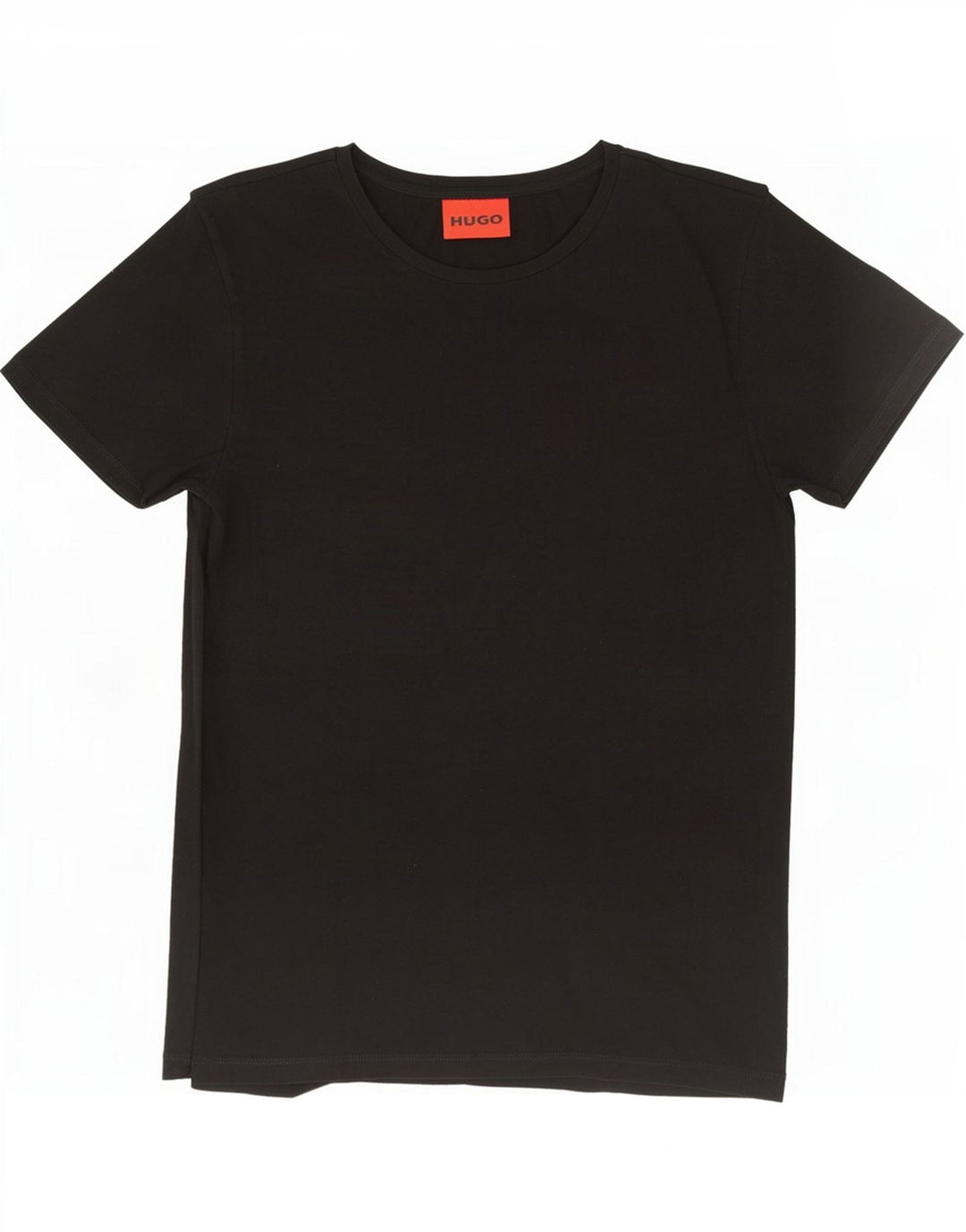 Hugo Boss Herre T-Shirt Top Lille Sort Bomuld