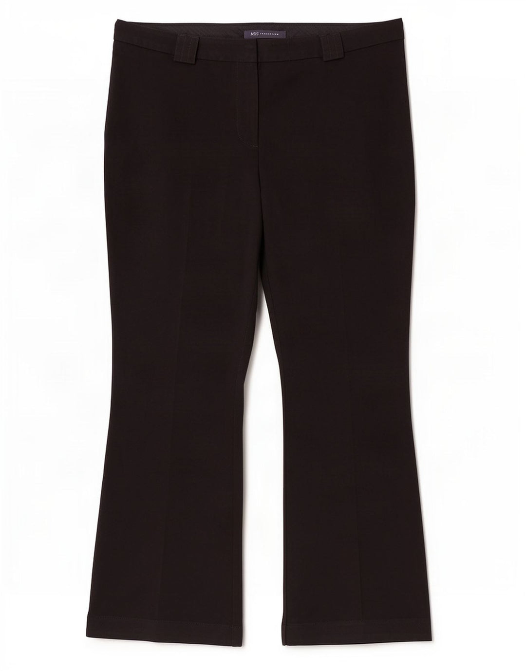 Marks & Spencer Dame Bootcut Suit Bukser UK 12 Medium W30 L27 Black