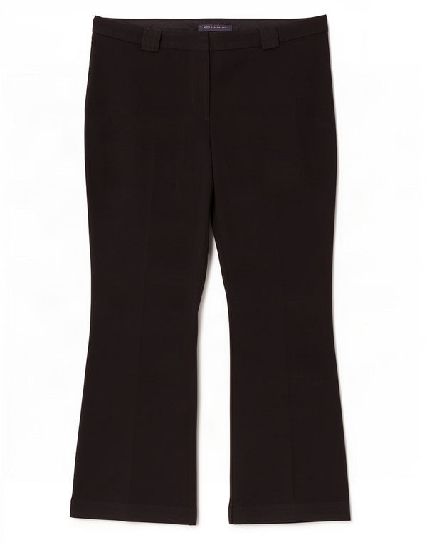 Marks & Spencer Dame Bootcut Suit Bukser UK 12 Medium W30 L27 Black