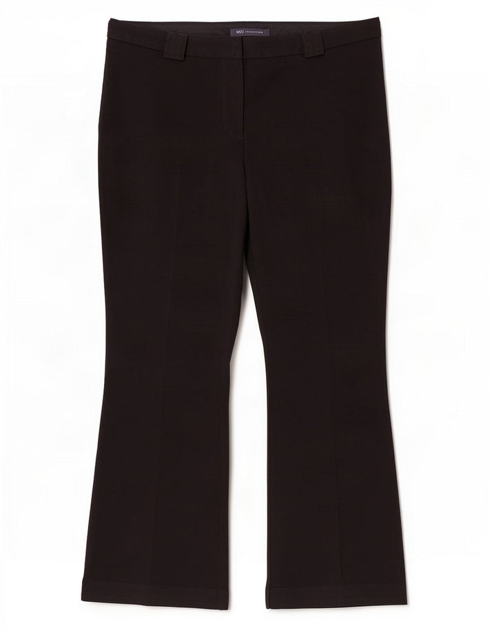Marks & Spencer Dame Bootcut Suit Bukser UK 12 Medium W30 L27 Black