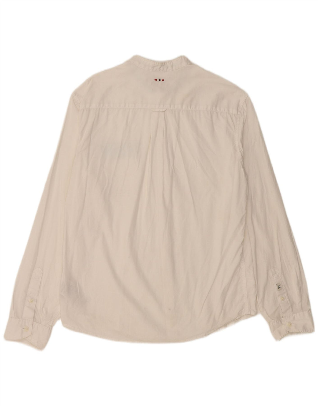 NAPAPIJRI Herre Geographic Regular Fit skjorte Medium hvid bomuld