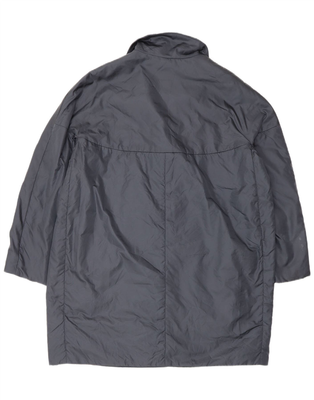 Aspesi Dame Loose Fit Polstret Frakke UK 16 Large Blue Polyamide