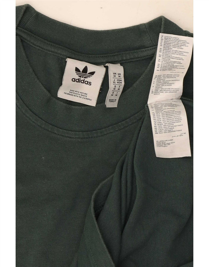 Adidas herre T-shirt top mellemgrøn bomuld