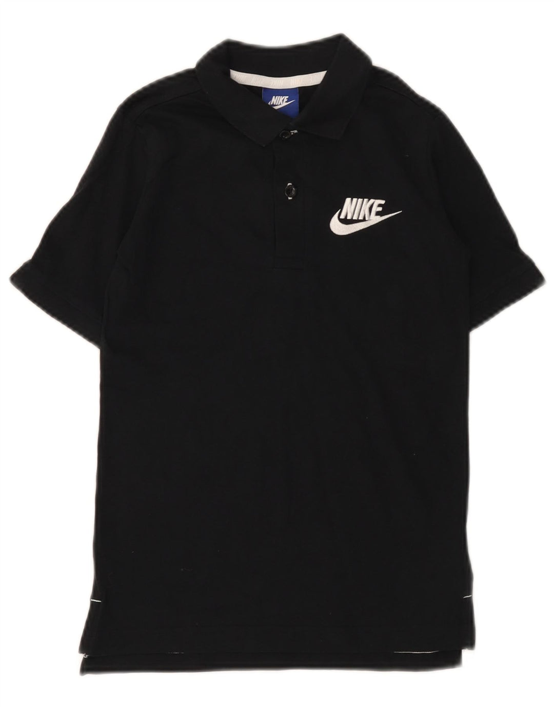 NIKE drenge poloshirt 8-9 år Lille sort bomuld