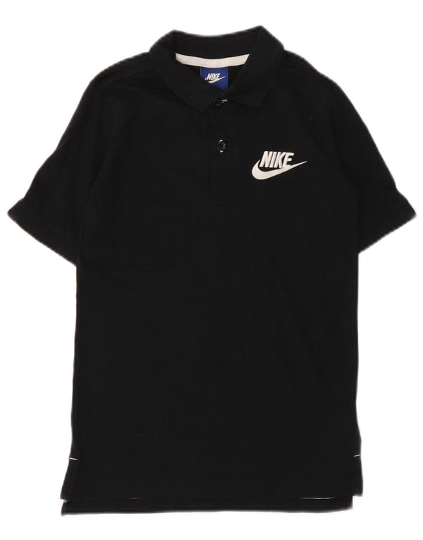NIKE drenge poloshirt 8-9 år Lille sort bomuld