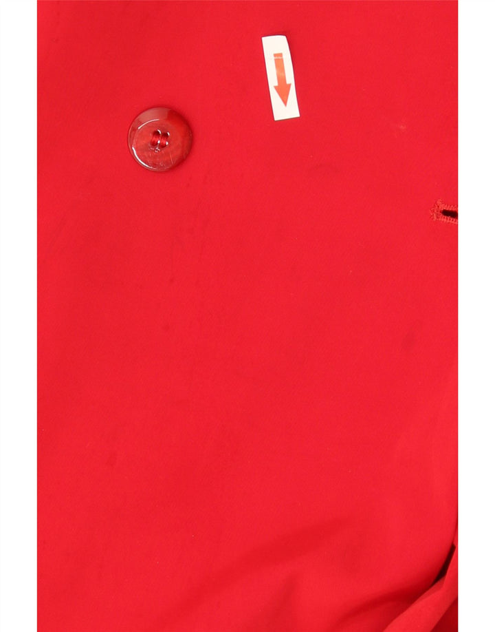 Marina Rinaldi Dame Dobbeltradet Trench Coat UK 16 Large Red