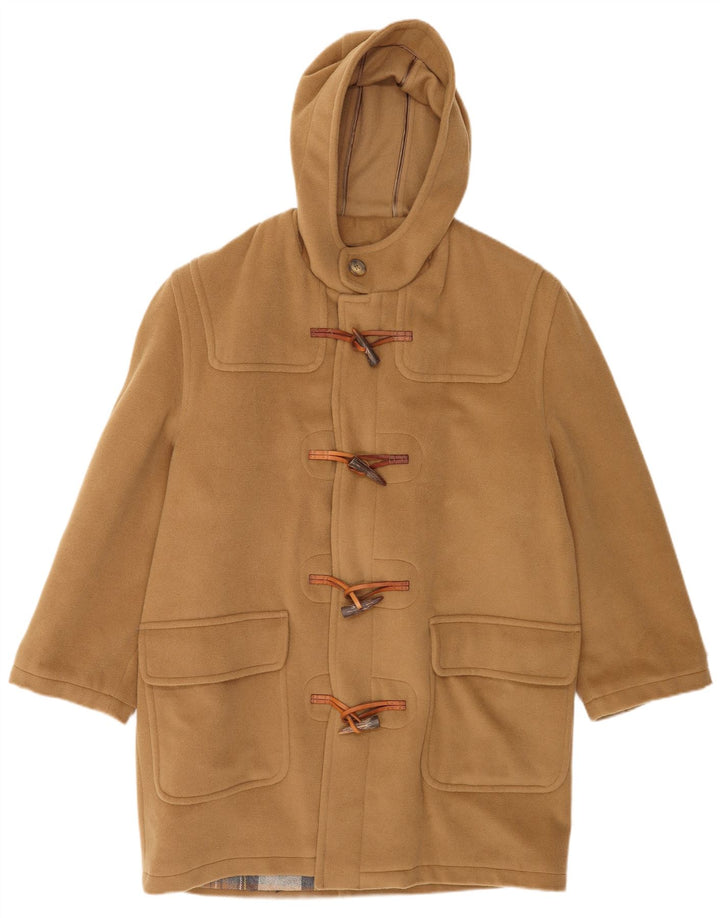 Vintage Herre Hooded Duffel Coat UK 42 XL Brun