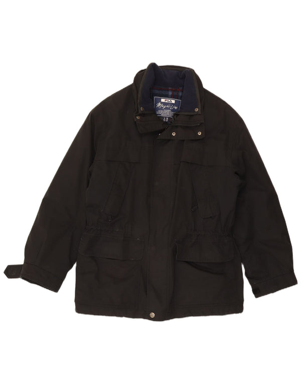 Fila Herre Utility Jacket IT 48 Medium Sort Polyester