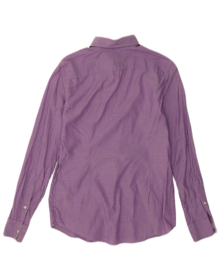 Ralph Lauren Herre Custom Fit skjorte US 6 medium lilla bomuld