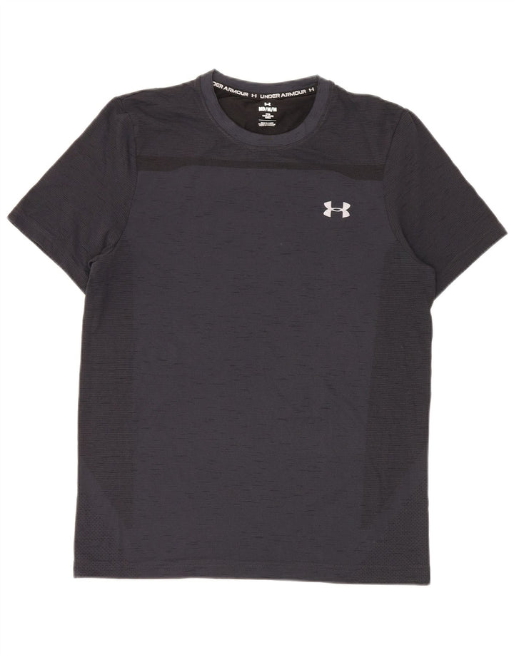 Under Armour Herre T-shirt Top Medium Navy Blue