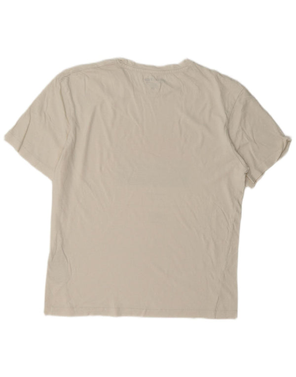 Jack & Jones Herre grafisk T-shirt Top XS Hvid Bomuld