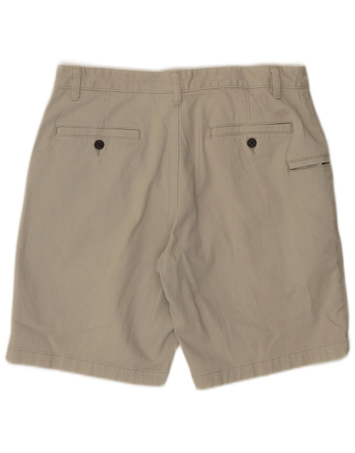DOCKERS Herre Cargo Shorts W33 Medium Beige Bomuld