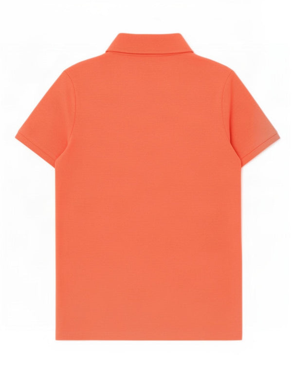 Lotto Dame Polo Shirt UK 14 Large Orange Polyester