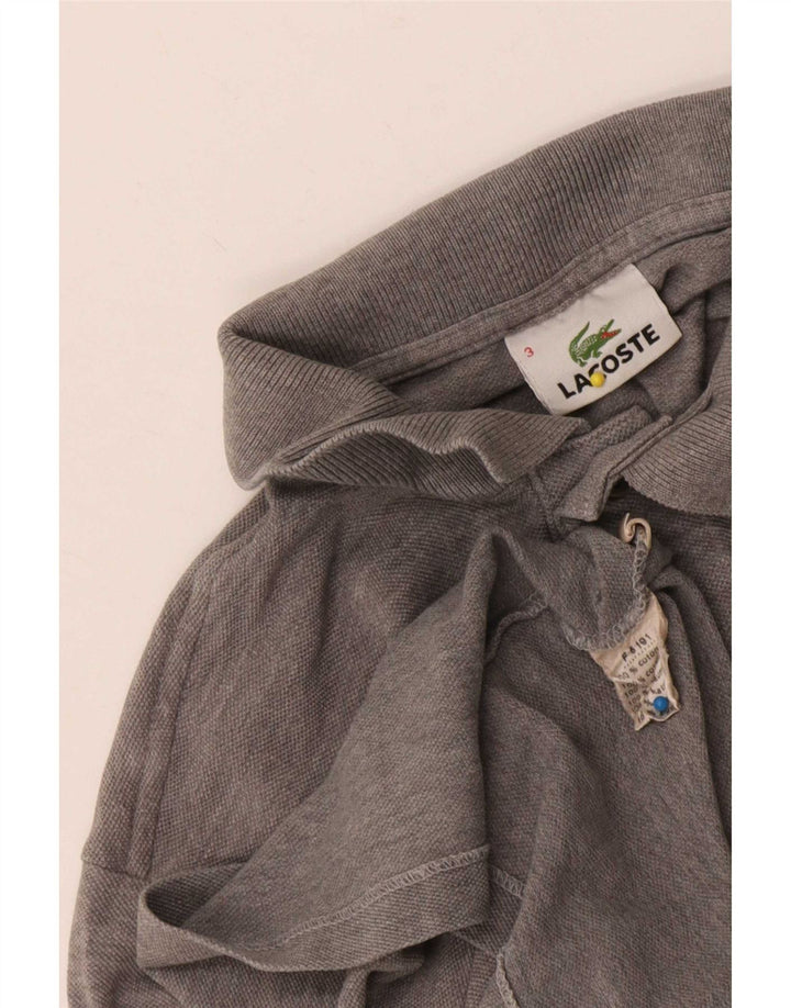 Lacoste herre poloskjorte str. 3 Medium grå bomuld