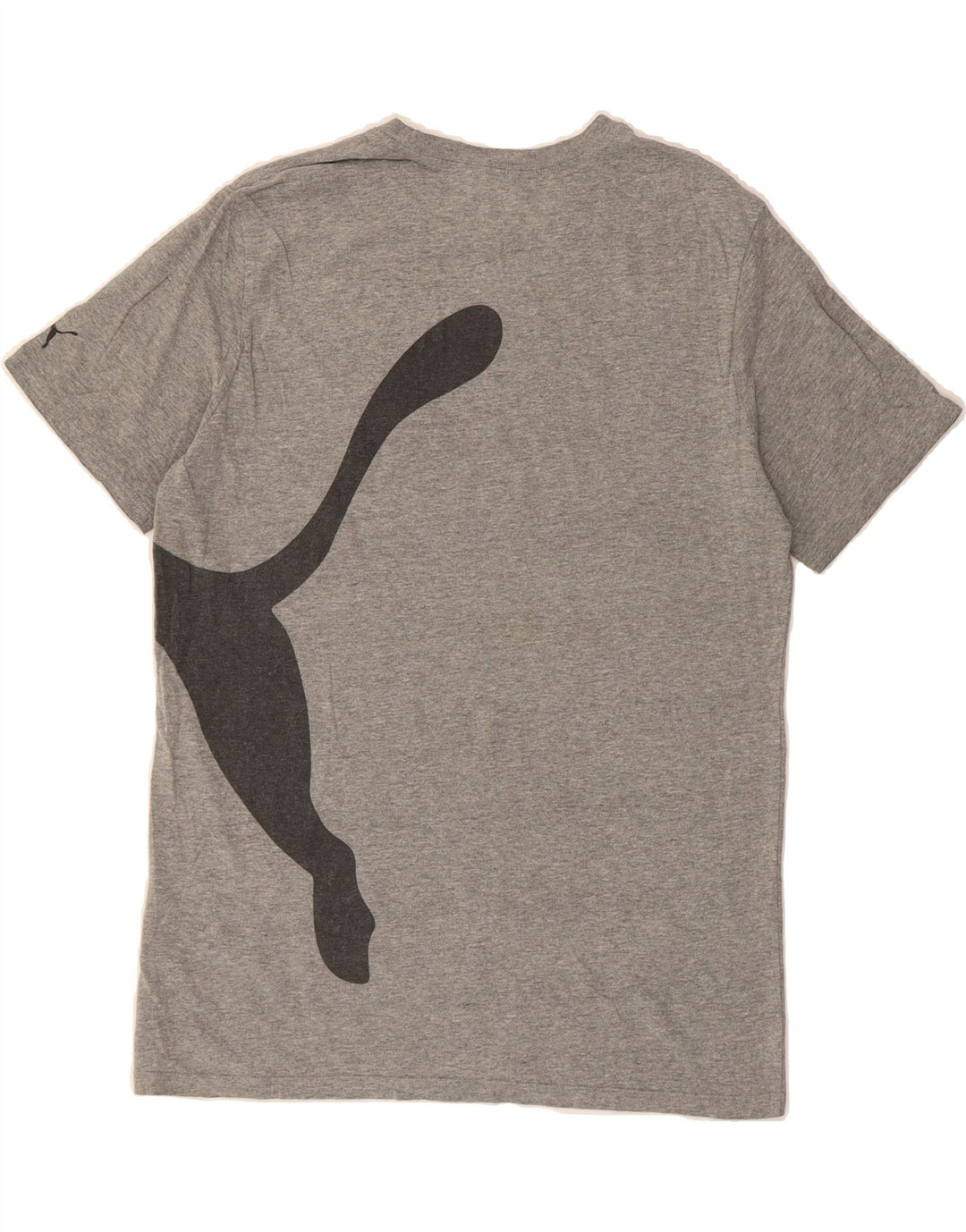 PUMA Mens Graphic T-Shirt Top Small Grey Cotton Vintage Puma and Second-Hand Puma from Messina Hembry 