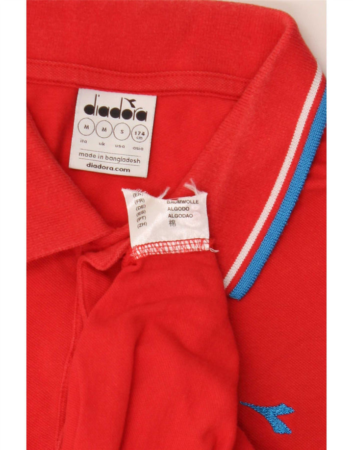 Diadora herre poloshirt Medium rød bomuld