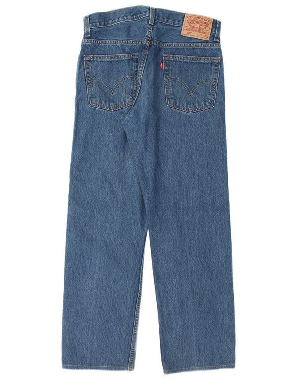 Levi's Herre 505 Regular Fit Straight Jeans W31 L28 Blå Bomuld