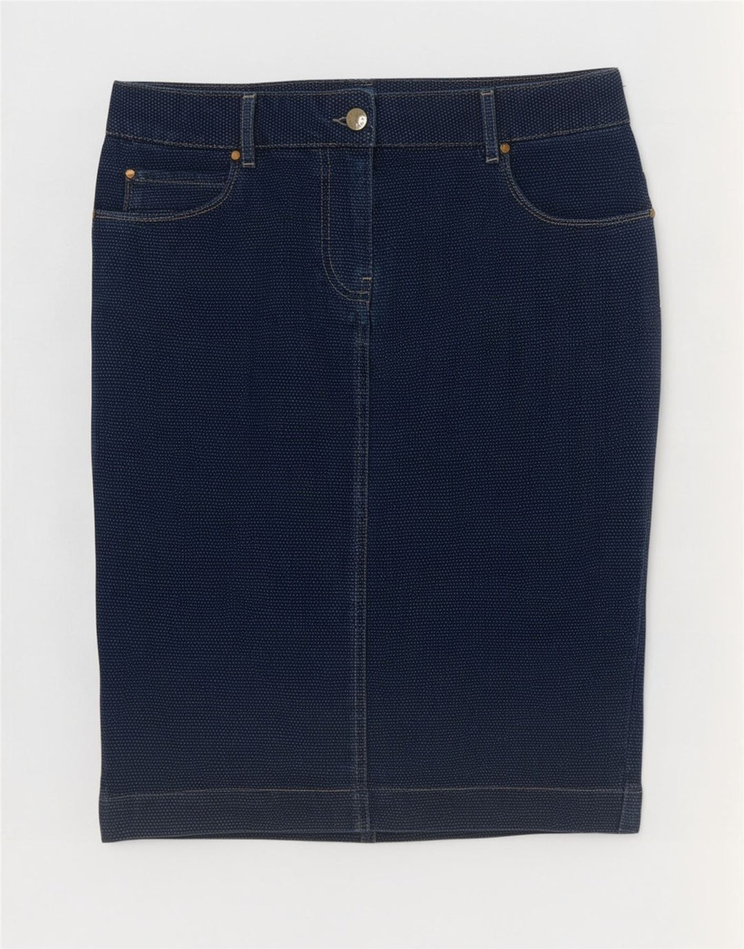 Marina Yachting Dame Denim Nederdel W28 Medium Navy Blue