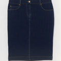 Marina Yachting Dame Denim Nederdel W28 Medium Navy Blue