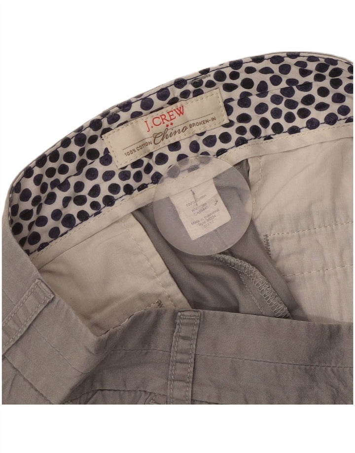 J. Crew Chino Shorts til kvinder W30 mellemgrå bomuld