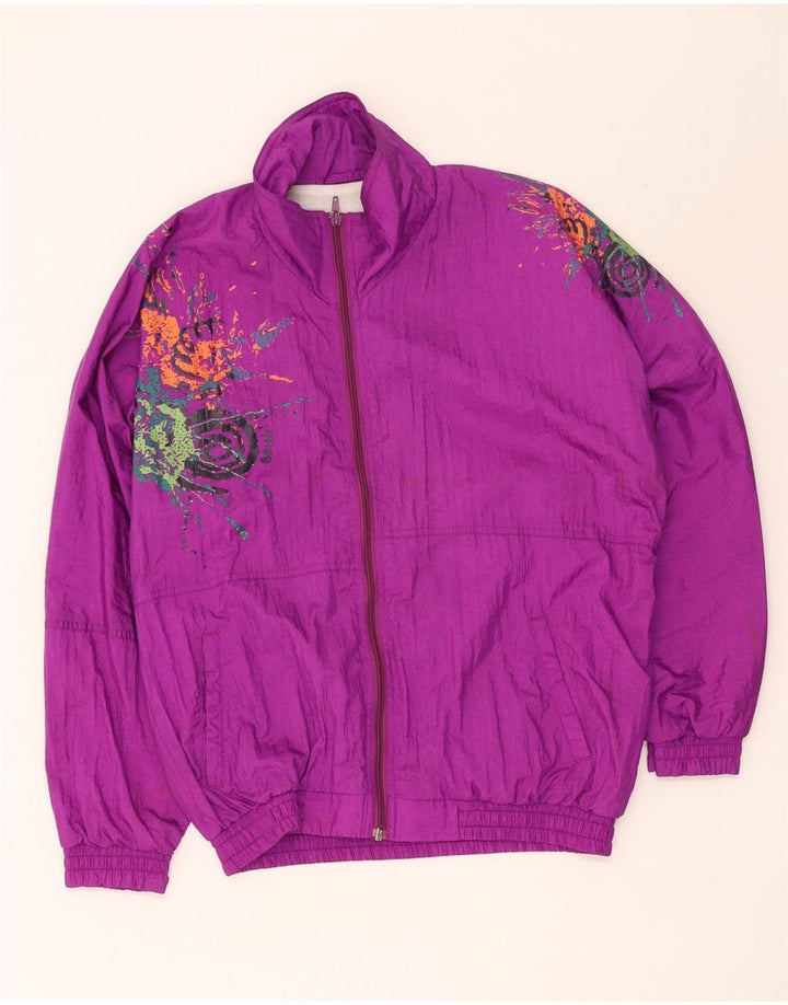Brugi Herre Grafisk Loose Fit Træningsdragt Top Jakke Lille Pink Polyamid